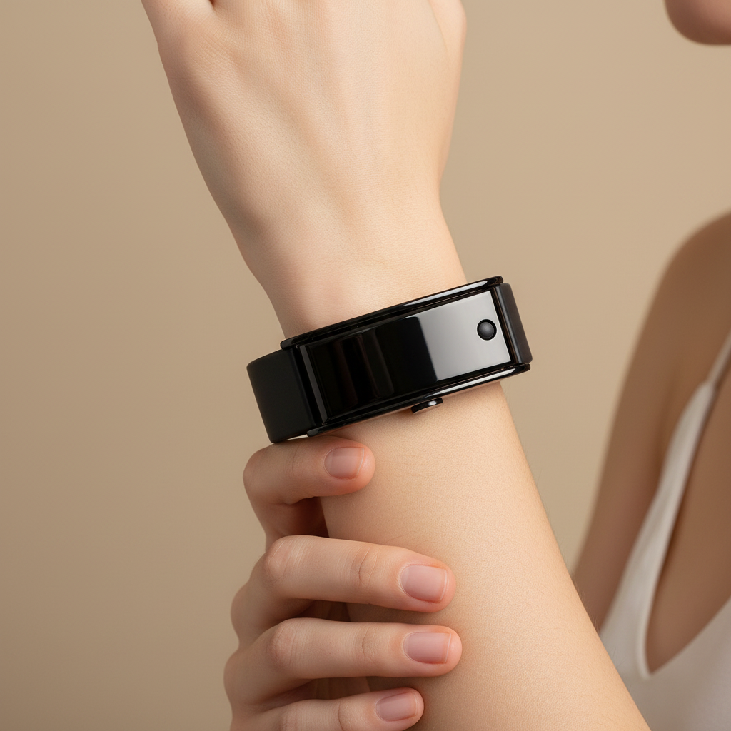 Bracelet Pulvérisateur Nuit - porté au poignet
